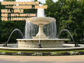 庭院噴泉雕塑擺件 洛陽歐苑的藝術(shù)點睛之筆